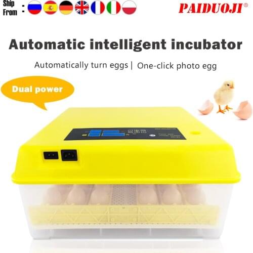Dual-Power Intelligent Medium Incubator for Egg HT-96 Possess CE FCC And IC Credential Is Suitable For Chicken Duck Goose Bird