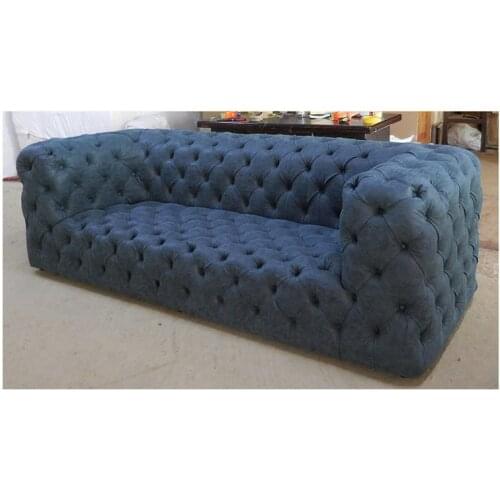 Living Room Sofa set chesterfield sofa real genuine cow leather sectional sofas neoclassical muebles de sala moveis para casa