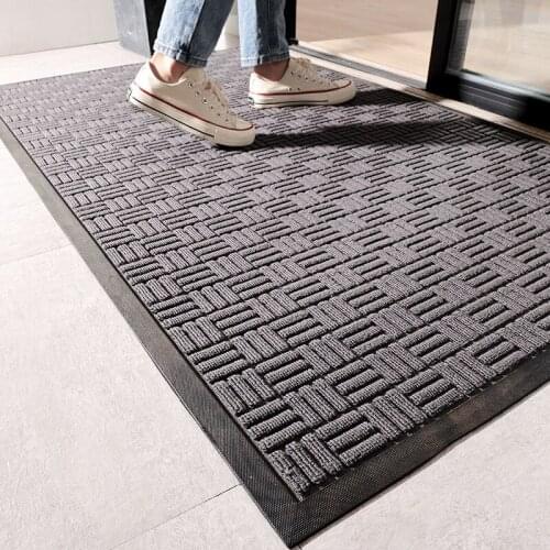 European-style hotel entrance rubber non-slip mats mall entrance door mats home dustproof household mats