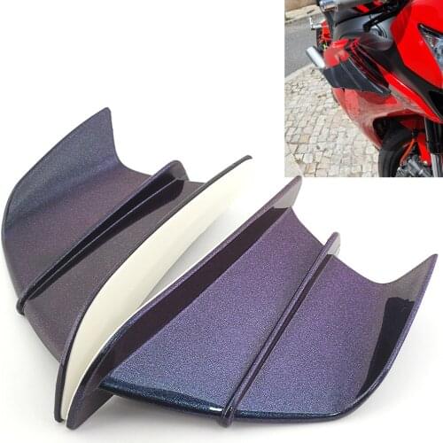 Left & Right Motorcycle Winglet Aerodynamic Wing Kit Fits For BMW R 1200 GS Adventure S 1000 RR For Yamaha YZF BWS RS JOG JOE