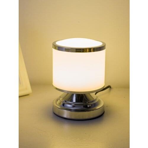 Mini LED Night Lights Lamp Acrylic Lampshade Table Lamps Beside Lighting Mini Desk Lights with USB style Interface
