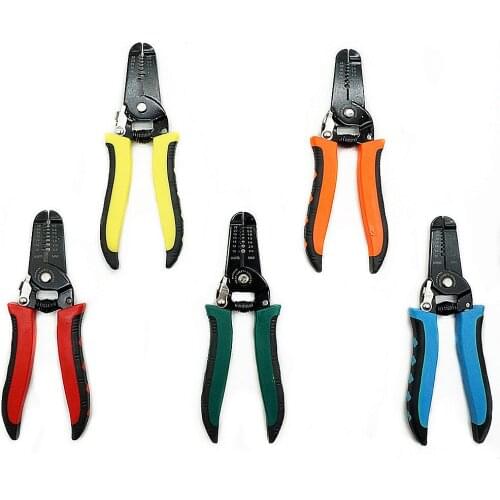 Multi-Tool Wire Stripper Portable Professional Crimper tool, 10-22 AWG Heavy Duty Cable Stripping Pliers for Electrical Work