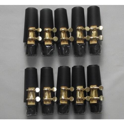 New 10 pcs Alto Eb Sax mouthpiece and ligature and cap and reeds
