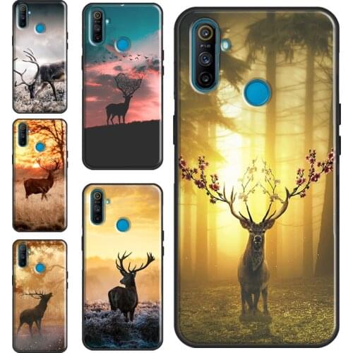 Deer Hunting Camo Case For OnePlus 8 Pro 9 Pro Nord 7T 8T 9R Cover For Realme C21 C15 C11 C3 GT Q3 6 7 8 Pro