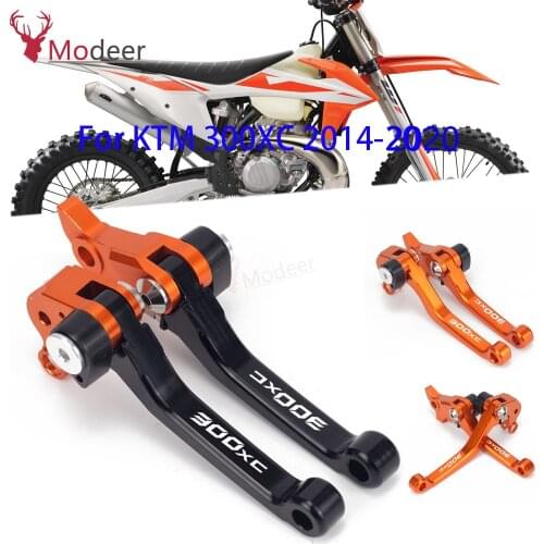 Orange 300 XC Motorcycle CNC Motocross Pivot Dirt bike Brake Clutch Levers For 300XC 2014 2015 2016 2017 2018 2019 2020 2021
