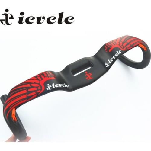 Ievele full carbon handlebar road bike handlebar Carbon Road Handlebar Bike racing handlebar bike bend bar 31.8*380-440mm