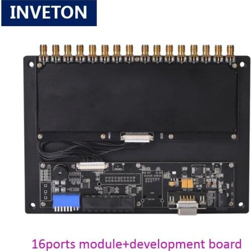 Rfid chip timing system uhf tag reader impinj R2000 chip module 16ports embedded system logistics tracking uhf rfid reader