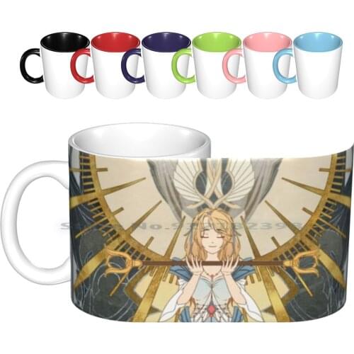 Lux Ceramic Mugs Coffee Cups Milk Tea Mug Lux Demacian Mid Magus Popular Video Game Game Gold Yellow Cute Creative Trending