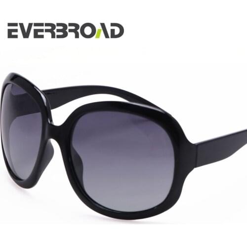 Most Popular French Style Women Sunglasses Polaroid Oversize Frame Design Polarizing Lens EV2719