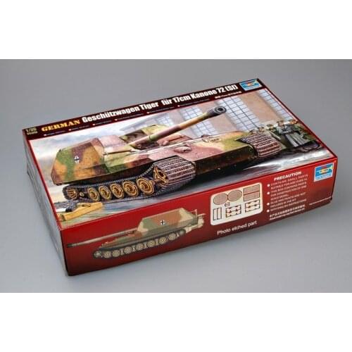 Trumpeter 00378 1/35 German Geschutzwagen Tiger fur 17cm K72 - Scale Model Kit