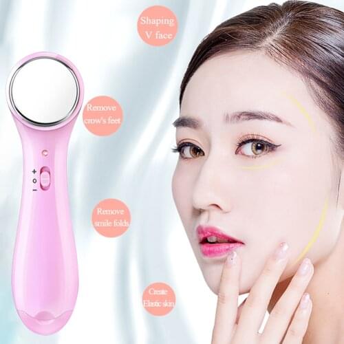 Ultrasonic Ion Face Lift Facial Beauty Device Skin Care Facial Massager Facial Cleansing Instrument Lift Device Massage