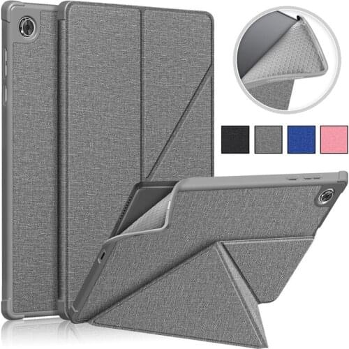 Smart Cover For Lenovo M10 2nd Gen Case Coque 10.1inch Soft Fabric Stand Tablet Funda For Lenovo Tab M10 HD Case TB X306F X306X
