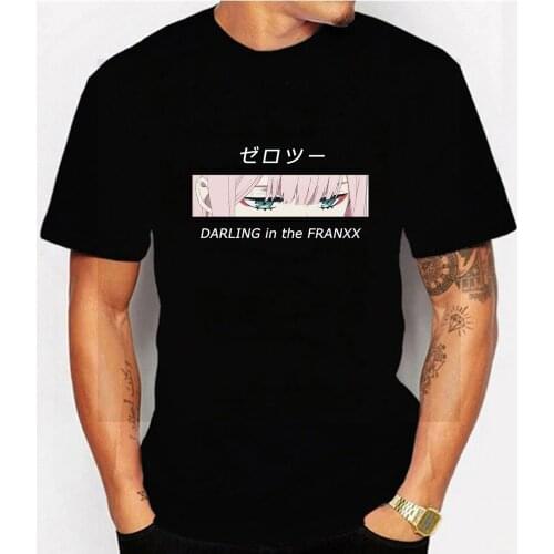 DARLING in the FRANXX T Shirt Short Sleeve T Shirt Men Women Funny Anime Harajuku Eyes Tee Shirt Clothes