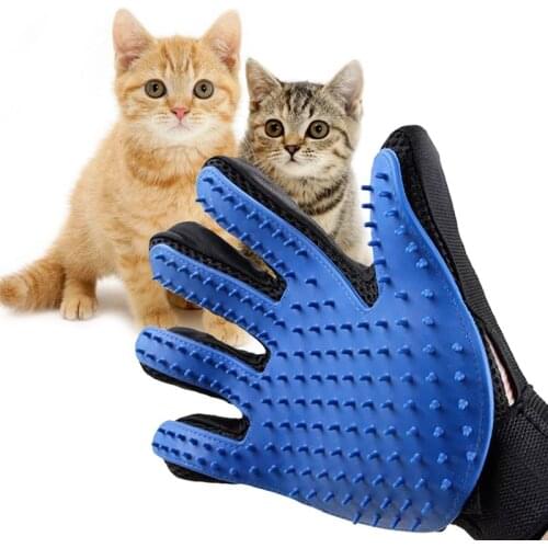 1Pc Pet Dog Cat Grooming Cleaning Brush Gloves Pet Hair Deshedding Brush Comb Glove Pet Supplies