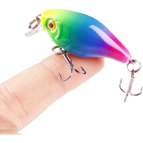 1pcs Floating Crankbaits Fishing Lures 4.5cm 4.5g Isca Artificial Japan Hard Bait Bass Wobblers Jerkbait Fishing Tackle