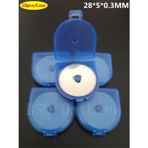 10-28mm Quilting Rotary Cutter Replacement Blades, Fits Olfa & (SKS-7, Pack of 10)
