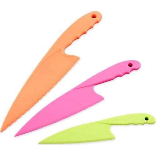 3pcs/set Kitchen Cooking Gadgets Pizza Cutter Knife Dough Cake Knife Cuttings DIY Baking Tools
