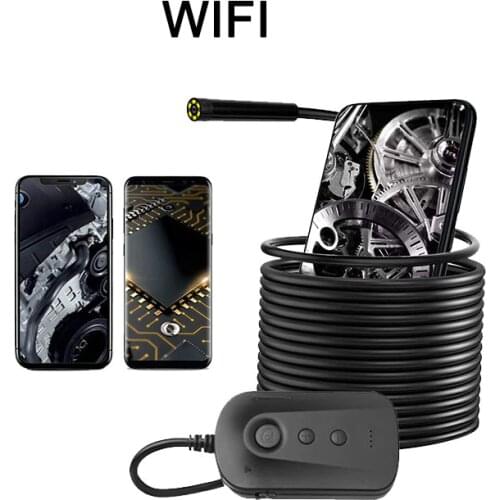Mobile Phone Wireless Endoscope WIFI Magnifier Microscope HD Camera Loupe Car Engine Auto Repair Industrial Pipeline Detection