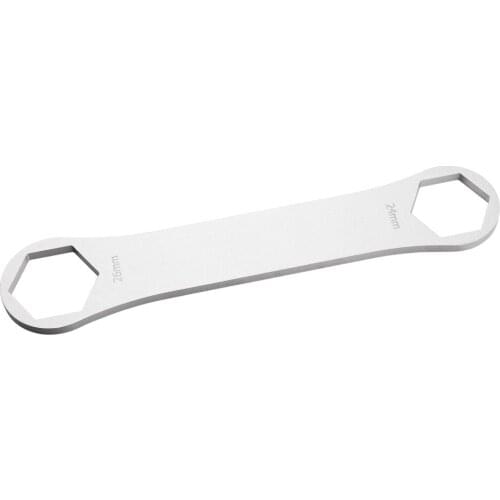 Front Fork Cap Spanner Stainless Steel 24/26mm MTB Front Fork Repair Wrench Tool