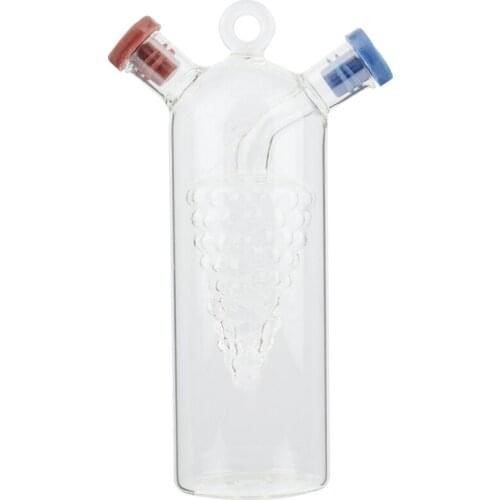 HOT Two-In-One Soy Sauce Vinegar Glass Bottle Condiment Sealed Kitchen Storage Bottle Jar