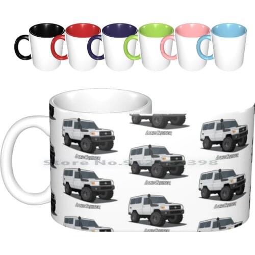Troop Carrier Ceramic Mugs Coffee Cups Milk Tea Mug 4x4 Tc Landcruiser Four Wheel Drive Off Road Troop Carrier Troopy Personel