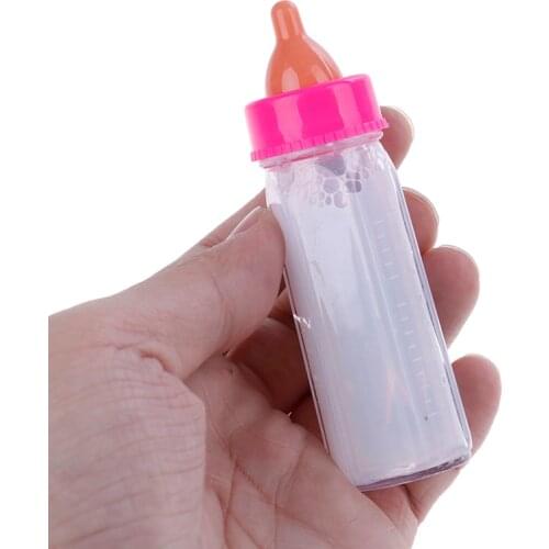Hot ! Baby Reborn Dolls Feeding Bottle Toy Strange Magic Prop Milk Bottle Liquid Disappearing Milk Accessories Children Gift Toy