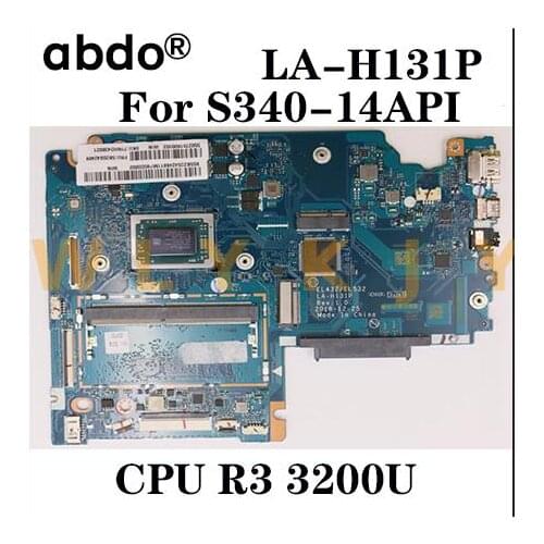 EL432/EL532 LA-H131P motherboard for Lenovo ideapad S340-14API laptop motherboard with R3-3200U CPU 4GB-RAM tested 100% work
