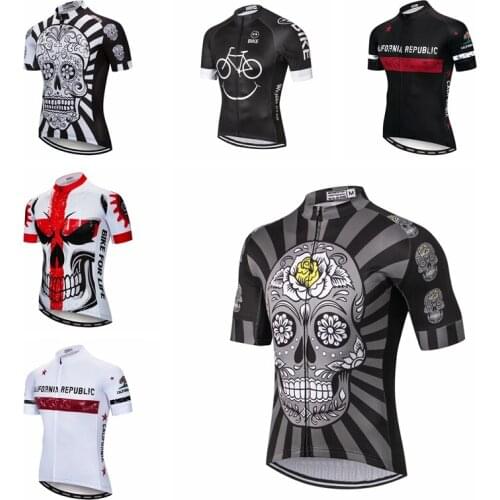 UFOBIKE Men Cycling Jersey Shirt Short Sleeve Bike Jersey Riding Tops Outdoor MTB Cycling Clothing