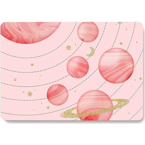 New Pink Space Case for Apple Macbook 12 Laptop Protective Shell Air 2020 Pro 15 16 Inch A1706/A1708/A1989 Notebook Back Cover