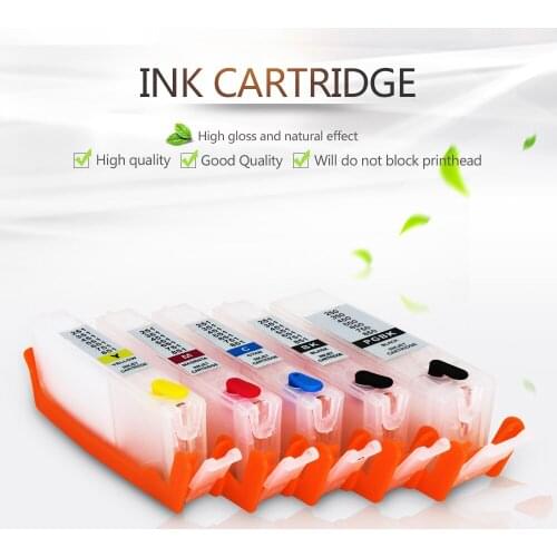PGI-450 CLI-451 Refillable Ink Cartridge For Canon PIXMA IP7240 MG5440 MG5540 MG6440 MG6640 MG5640 MX924 MX724 with ARC Chips