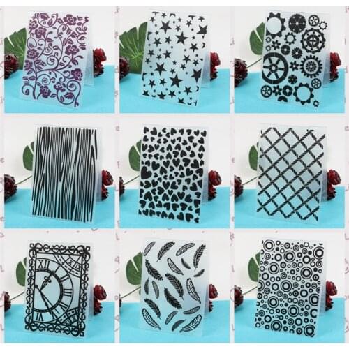 Heart Leaves Plastic Embossing Folder for Scrapbooking Paper Card Making DIY Craft Album Scrapbooking Decoration