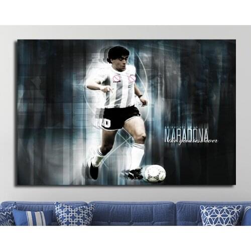 Custom Poster Silk Home Deco 15 Decoration Legend Diego Armando Maradona Football Super Star Great Wall Art Christmas Gift