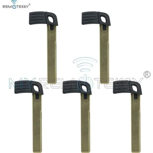 Remtekey 5PCS for bmw emergency car key blade for BMW 3 series smart key blade uncut