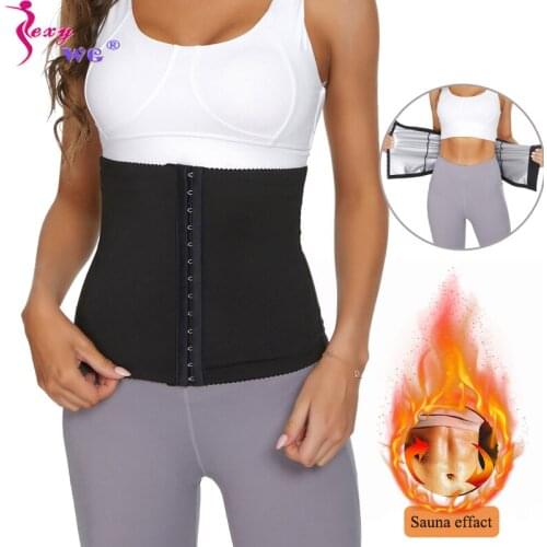 SEXYWG Sauna Slimming Belt for Women Wholesale Waist Trainer Body Shaper Fat Burning Weight Loss Sweat Trimmer Belt Women