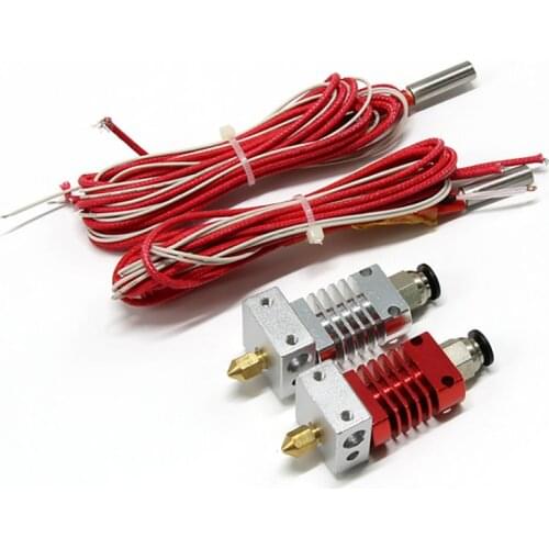 3D Printer Parts 3D Full Metal J-head Hotend Extruder Kit 1.75 0.4mm Nozzle CR8 CR10 EM88