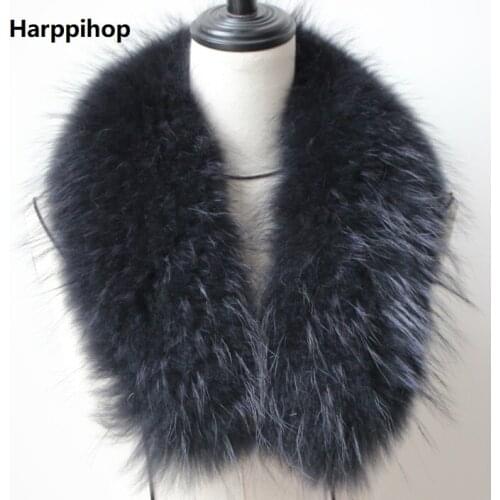 Real fox fur Collar Women Shawl Wraps Shrug Neck Warmer coat Fur Collar Stole Natural fox fur Ring scarves