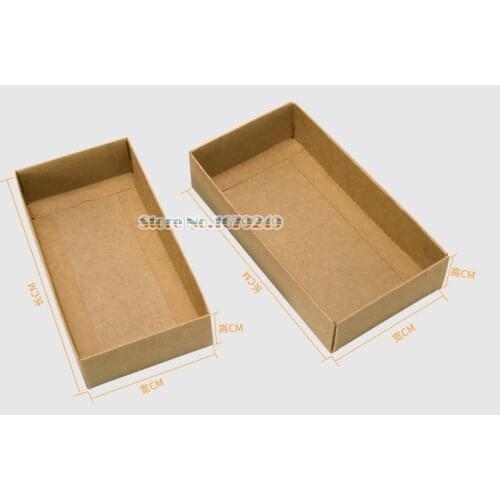 20x16.9x4cm Corrugated 350G kraft paper boxes Heaven and earth cover box,wallet gift candy food packing box 100pcs/lot