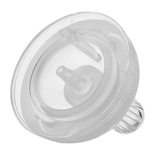 5CM Wide Mouth Silicone Pacifier Cross Hole With Silicone Straw Fittings Gravity Ball Fedding Supplies