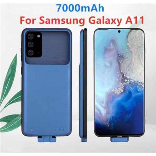 7000mAh Extended Phone Battery Power Case Portable Power Bank Charger Cover For Samsung Galaxy A11 Backup Battery Charging Case