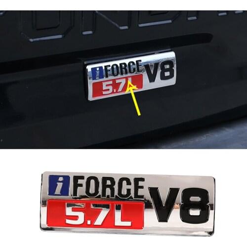 ABS Car Styling Side Label Car Stickers for Toyota Sequoia Car Exterior Parts 3 Styles