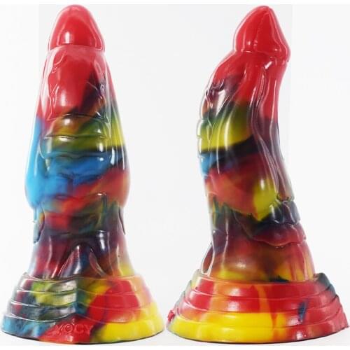 Animal Big Dildo Suction Anal Plug Silicone Dildo Colorful Dick Adult Sex Toys Vagina Sexo For Men Women Gay Products 18