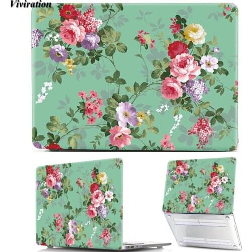 For Huawei MateBook 2020 D14/ D15 Floral Laptop Case For MateBook 14 13 2020 AMD Ryzen Women Vogue Hard Protective Shell Cover