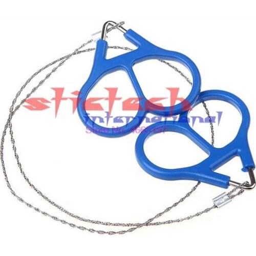 By dhl or ems 200pcs Camp Hiking Hunting Emergency Survival Tool Stainless Steel Wire Saw Scroll