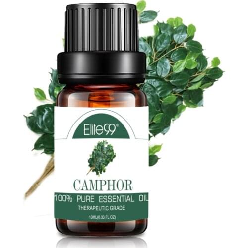 Elite99 10ml Camphor Pure Essential Oils For Aromatherapy Repellent Vanilla Eucalyptus Citronella Lemongrass Plant Essential Oil
