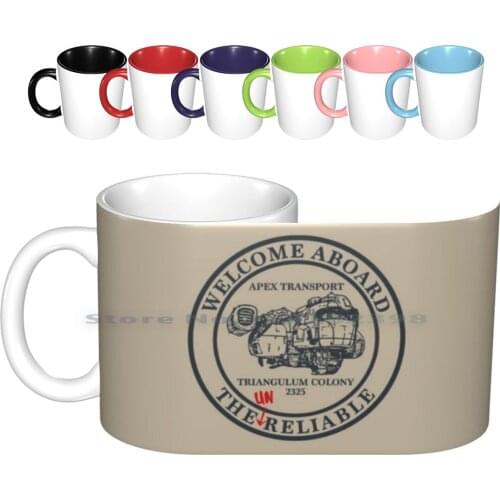 Welcome Aboard The Unreliable | The Outer Worlds Ceramic Mugs Coffee Cups Milk Tea Mug The Unreliable The Unreliable Outer