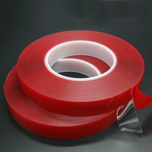 1/2/3/5/8/10MM *50M Red Double Sided Adhesive Tape for Touch Screen /Display /Housing /Case /Cable Sticky Cellphone Repairs tool