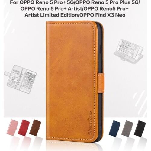 Flip Cover For OPPO Reno 5 Pro Plus 5G Case Luxury With Magnet Case For OPPO Reno 5 Pro+ Artist Limited Edition Phone Cover