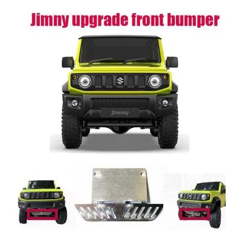 Jimny Suzuki 1/16 RC car spare parts Upgrade Modified metal front bumper Armor