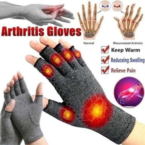 Compression Arthritis Gloves Wrist Support Cotton Joint Pain Relief Hand Brace Women Men Therapy Wristband Compression Gloves