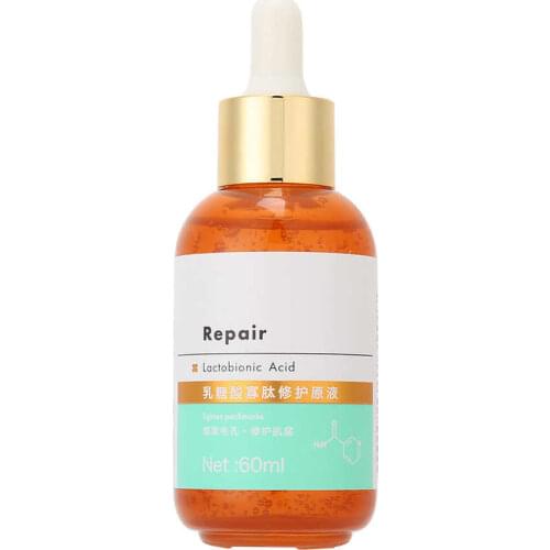 Lactobionic Acid Serum Shrink-Pore Oligopeptide Serum Pimple Removal Face Repair 60ml